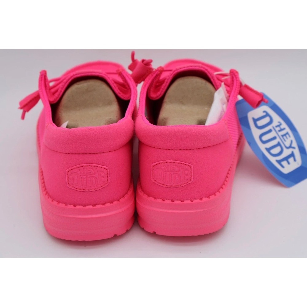 Hey Dude Wendy Funk Mono Women Size 9 Electric Pink New Wide Lightweight Comfort - Picture 6 of 8